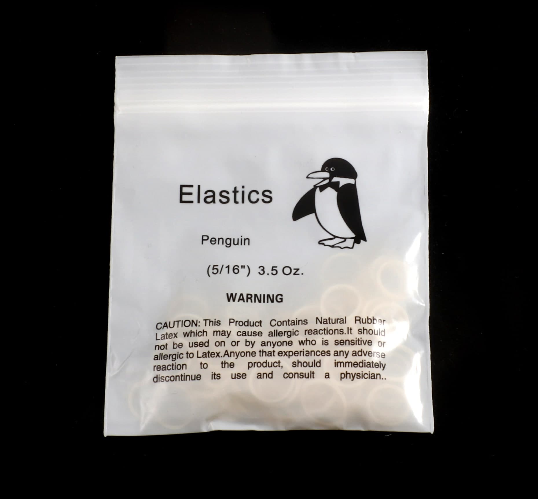 ELASTICOS INTRAORALES 5/16 (3.5 OZ) SOBRE CON 100 PIEZAS CON 100 PIEZAS