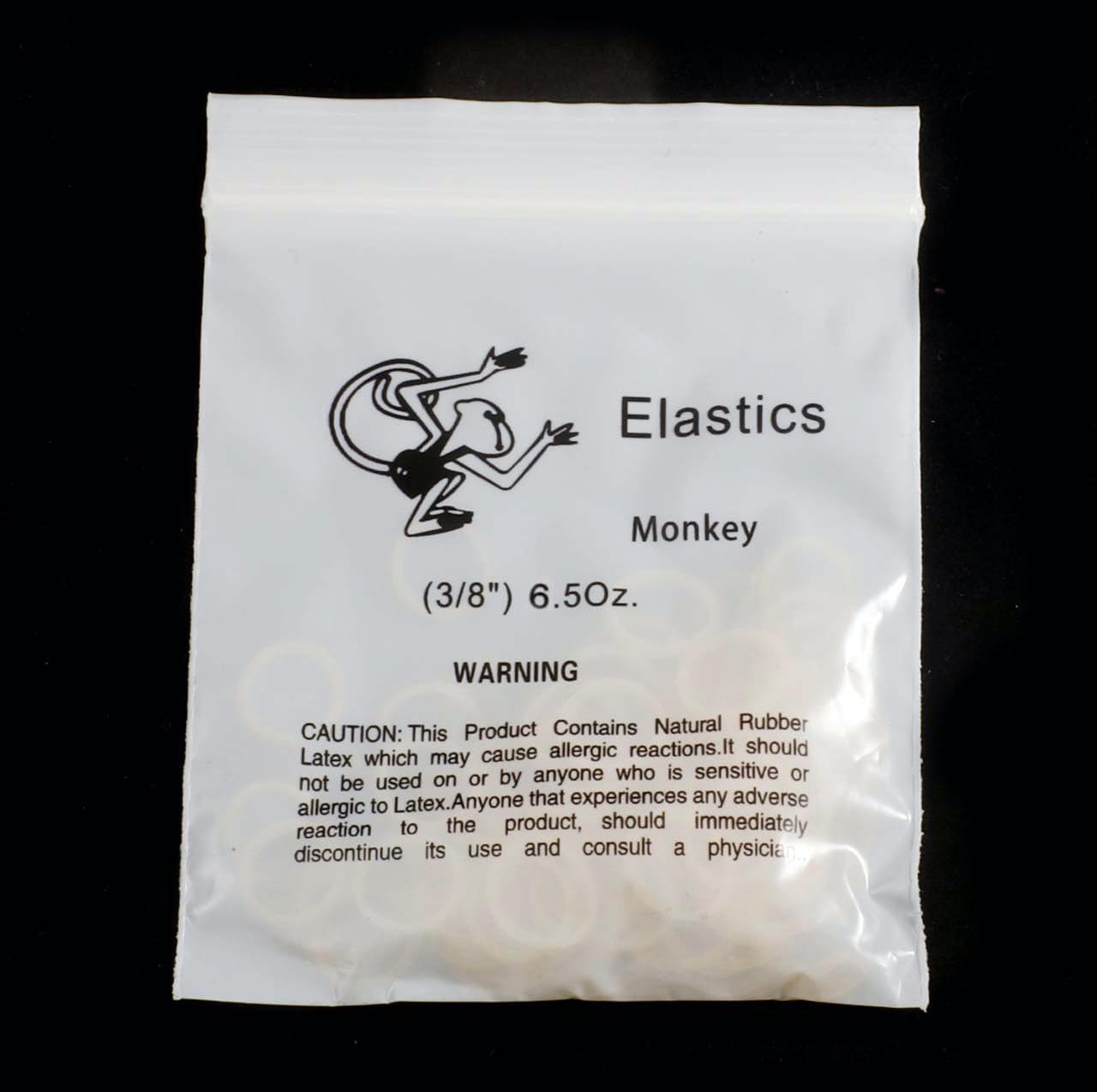 ELASTICOS INTRAORALES 3/8 (2.5 OZ) SOBRE CON 100 PIEZAS