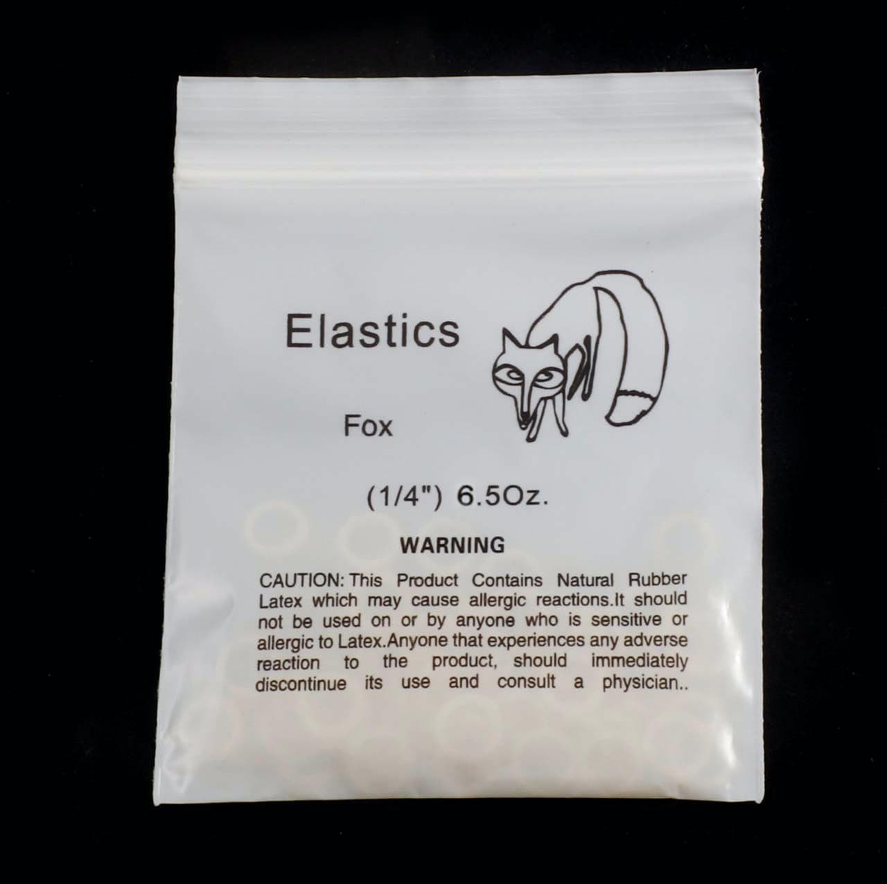 ELASTICOS INTRAORALES 1/4 (6.5 OZ) SOBRE CON 100 PIEZAS