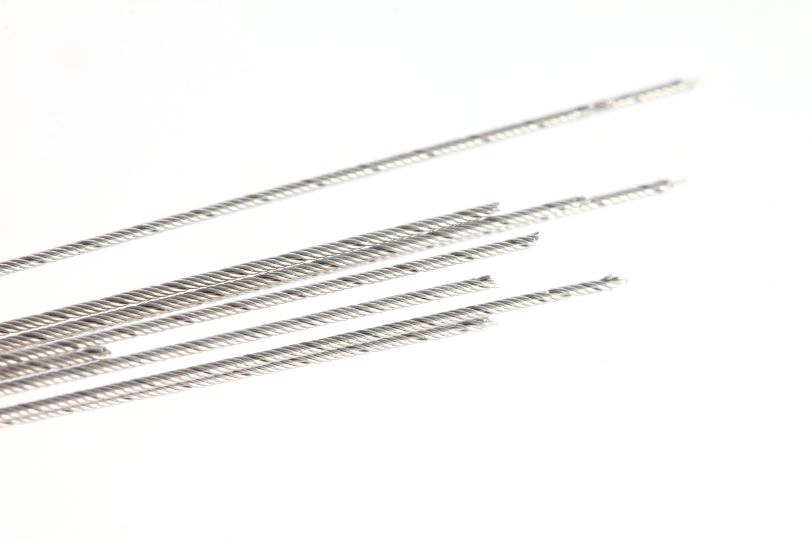 ALAMBRE EN TIRA DE ACERO TRENZADO TWIST FLEX 3 HILOS .155 1 PIEZA